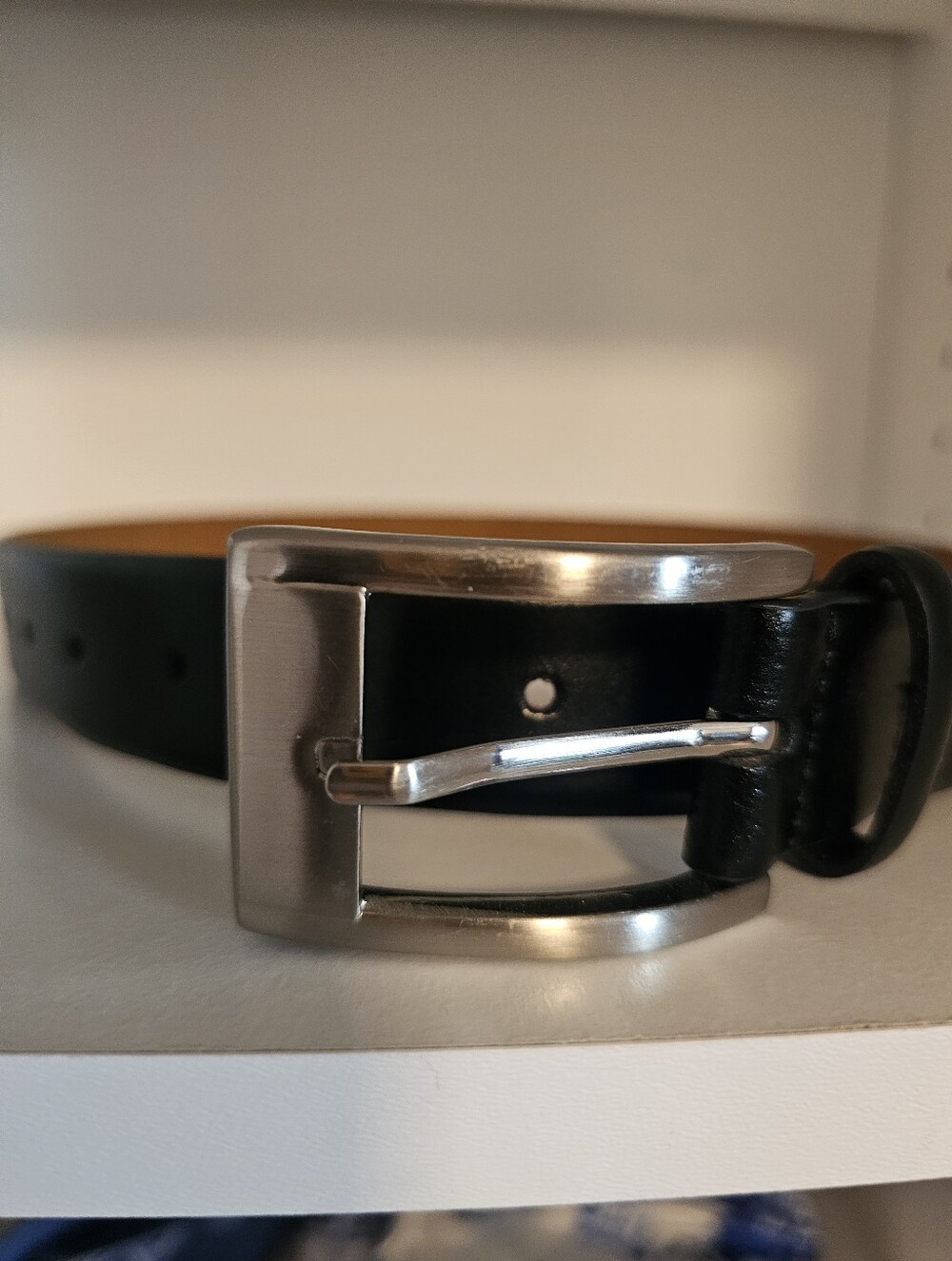 Ike Behar Brown Genuine Leather Belt